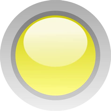 Led Circle Yellow Clip Art Free Vector In Open Office Drawing Svg