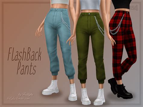 Designer Strip Line Jeans Mod Sims 4 Mod Mod For Sims