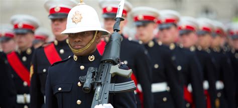 Royal Inspection For Royal Marines Cadets
