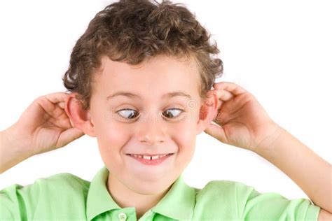 Child Making Silly Faces Stock Photo Image Of Childhood 7918562