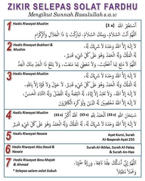 Malah, amalan berdoa adalah amat digalakkan sebagai salah satu cara untuk mendekatkan diri kepada allah swt. Zikir selepas solat fardhu mengikut sunnah Nabi s.a.w ...