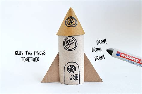 Toilet Roll Craft Rocket Blast Off