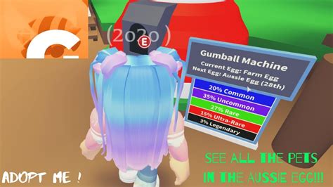 The higher a pet's rarity is, the more tasks you have to complete in order for them to level up to the next growth stage. Aussie Egg SNEAK PEEK!!!! SEE ALL THE PETS IN THE NEW EGG! Adopt Me Roblox 2020 - YouTube