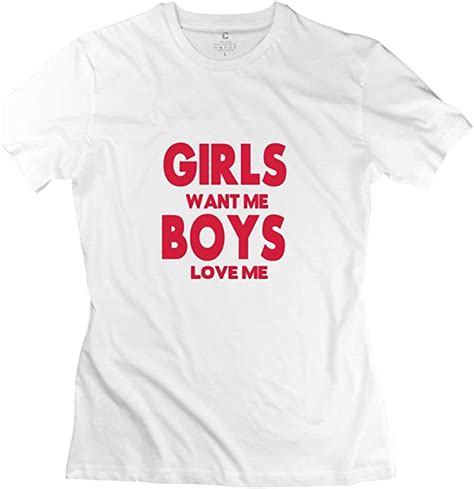 Girls Want Boys Love Me Slim Fit T Shirt For Girlfriends