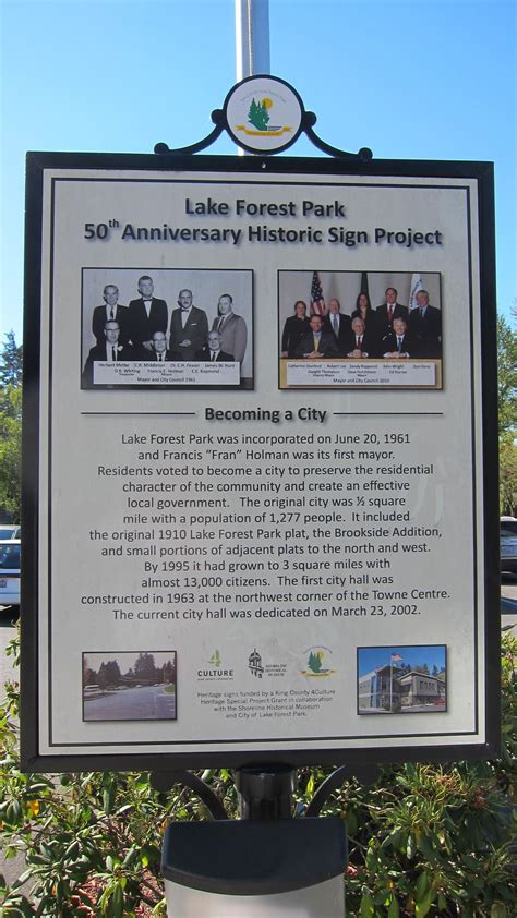 History of Lake Forest Park | Lake Forest Park, WA - Official Website
