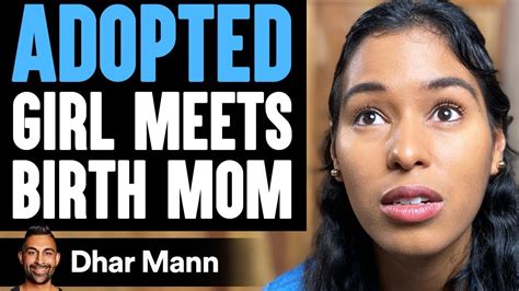 adopted girl meets birth mom what happens is shocking dhar mann youtube