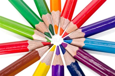 Beautiful Multi Colored Pencils Stock Photo Image Of Pencils