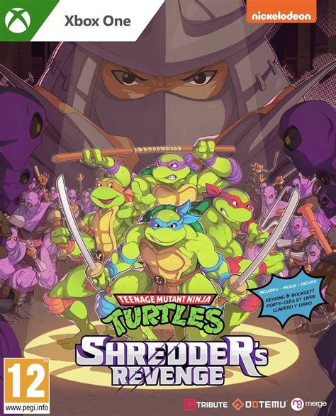 teenage mutant ninja turtles shredder s revenge dimension shellshock box shot for playstation