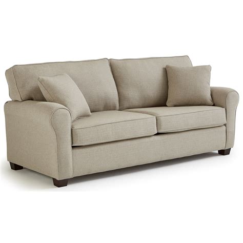 Best Home Furnishings Shannon Queen Sofa Sleeper With Memory Foam