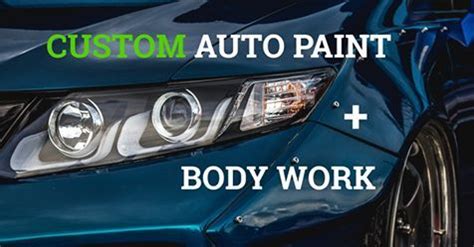 Whatever the case may be, you've certainly come to the right place. Remember us for custom auto paint and auto body work ...
