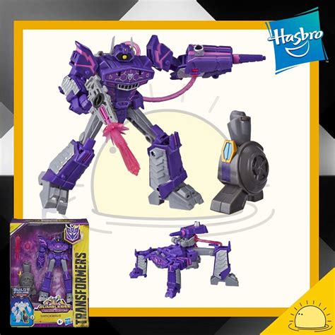 Transformers Cyberverse Deluxe Class Shockwave Shock Blast Attack 5