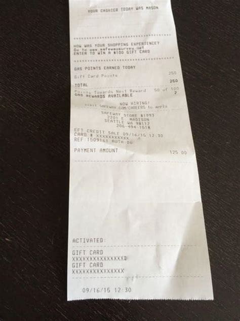 I still have the activation receipt i received when i if you do not use up the balance on your visa gift card within 6 months of activation, visa will begin to charge a monthly fee. Safeway Gift Card Promotion | SingleFlyer