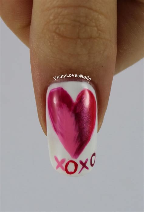 Vicky Loves Nails Week Of Love Valentines Challenge Freestyle