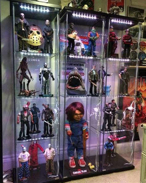 25 Cool Ways To Action Figure Display Horror Room Horror Decor Horror