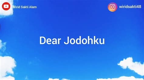 Dear Jodohku... || Musikalisasi Puisi by Wirid Sakti Alam - YouTube