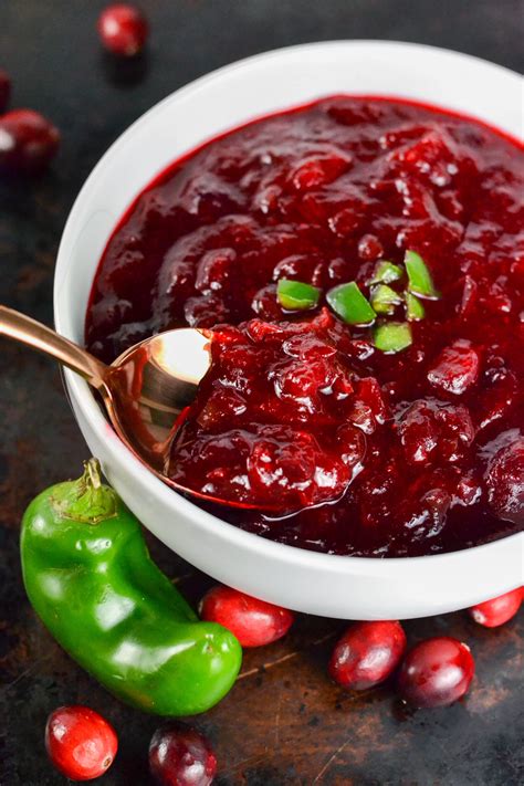 Jalapeño Cranberry Sauce Recipe Cranberry Sauce Recipe Spicy