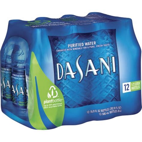 Dasani Purified Water 12 Bottles 169 Fl Oz Kroger