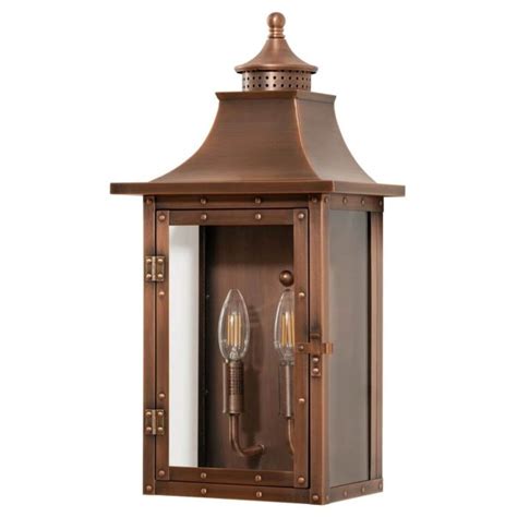 Acclaim Lighting St Charles 2 Light 17 Inch Tall Outdoor Wall Light In