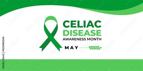 Celiac Disease Awareness Month Vector Web Banner For Social Media