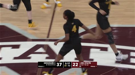 Highlights Mizzou Womens Basketball Takes Down Mississippi State By 20 On The Road Youtube