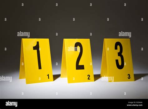 Evidence Markers High Resolution Stock Photography And Images Alamy