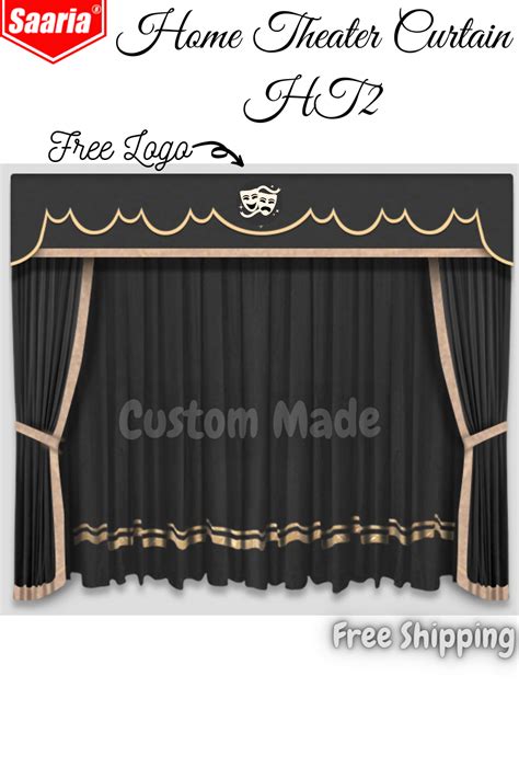 Home Theater Curtain Ht2 Home Theater Curtains Theater Room Decor