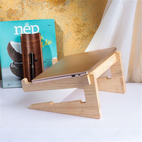 Laptop Stand Wooden Laptop Stand Ergonomic Laptop Stand Etsy Ireland