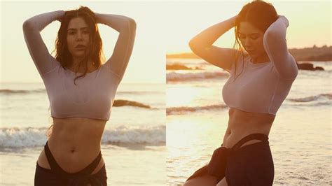 Sonam Bajwa Flaunts Curvaceous Midriff At Beach We Are Sweating Iwmbuzz