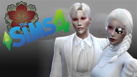 Sims 4cas Albino Twin Vampires Cc List Youtube