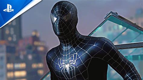 NEW Photoreal Raimi Black Suit Spider Man PC Gameplay YouTube
