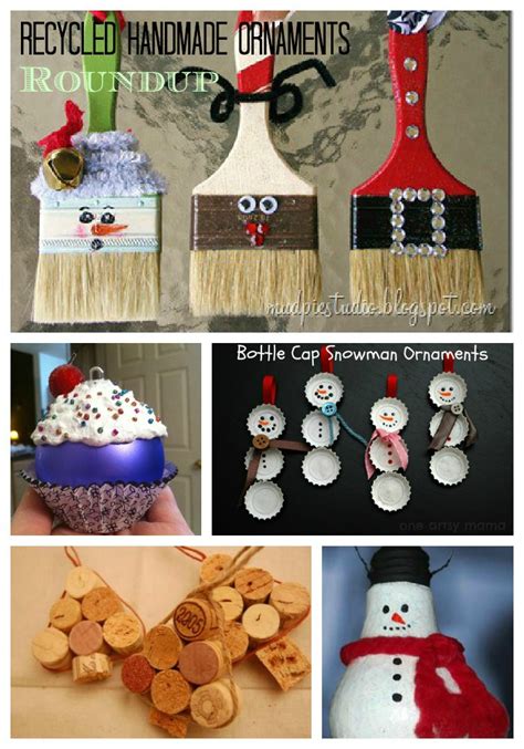 There might just be a way it can become part. Roundup of Handmade Christmas Ornaments from Recycled ...