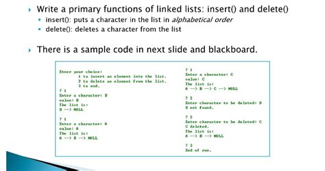 Alphabetize words, text, lists, and similar information. Solved: Write A Primary Functions Of Linked Lists: Insert ...