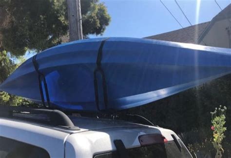 How To Strap A Kayak To A Roof Rack Kayakboatonline