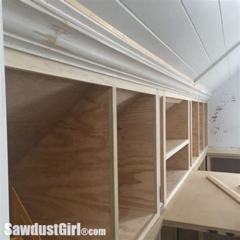 Distinctive cabinetry made for you and built to last. Crown Moulding on Angled Ceiling - Sawdust Girl®