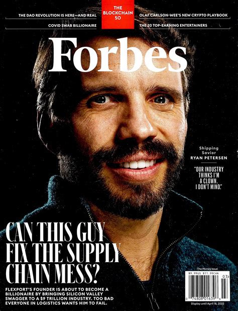 Forbes Magazine March 2022 Ryan Peterson