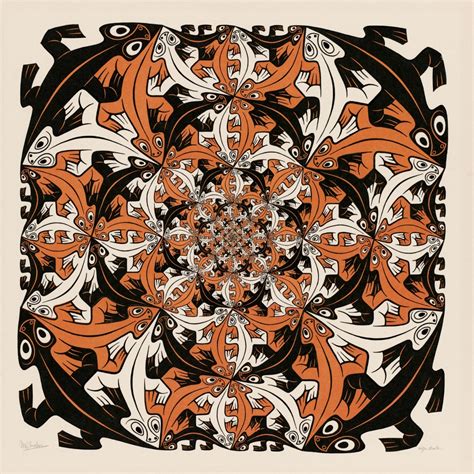 Mc escher jigsaw puzzle and origamic architecture… i've been a big fan of m.c. MC Escher: Salamanders - 210 Teile - PUZZELMAN Puzzle ...