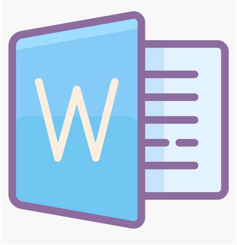 Microsoft Word Icon Microsoft Word Vector Icon Hd Png Download Kindpng