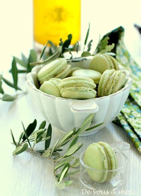 De Vous Moi Macarons L Huile D Olive Et Vanille Huile D Olive