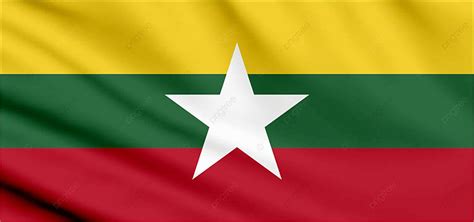 Gambar Background Bendera Myanmar Vektor Dan File Psd Untuk Unduh