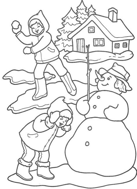Drawing Winter Season 164672 Nature Printable Coloring Pages