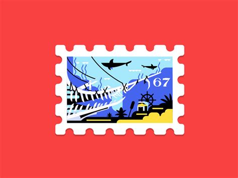 Main St Post Office Stamp Collection 516 By Adam Grason On Dribbble