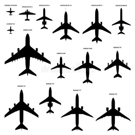 Airplanes Silhouettes Editorial Stock Image Illustration Of Flying