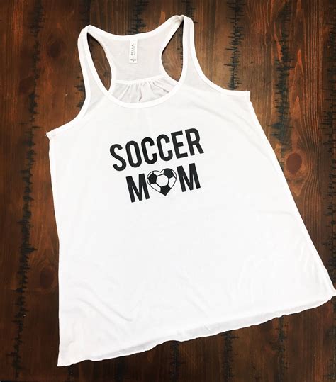 soccer mom tank soccer mom shirt soccer mom soccer shirt soccer love flowy tank top by