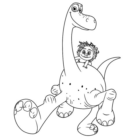 The best free, printable dinosaurs coloring pages! The Good Dinosaur kleurplaten :: Kleurplatenpagina.nl ...