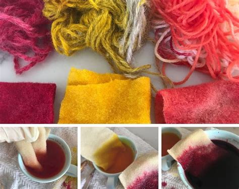 Professional leather dyes are expensive and can be difficult to use. How to dye wool with food coloring (A great activity for ...