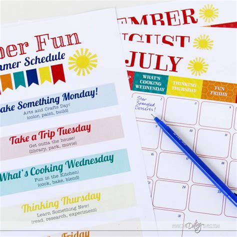 Summer Activities For Kids Printable Pack From The Dating Divas