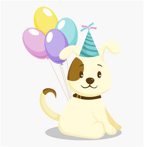 Dog Birthday Clipart Cartoon Hd Png Download Kindpng