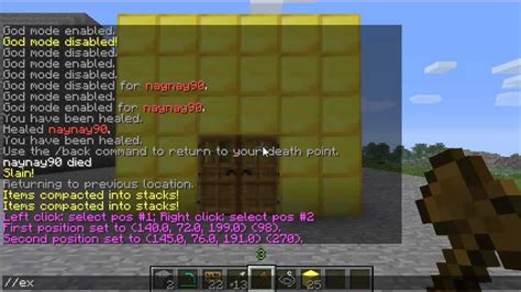 Click change near the top of the window. Minecraft Bukkit Plugin - World Guard - Protect land ...
