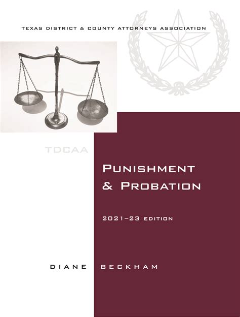Punishment And Probation 2021 2023 Texas District And County Attorneys