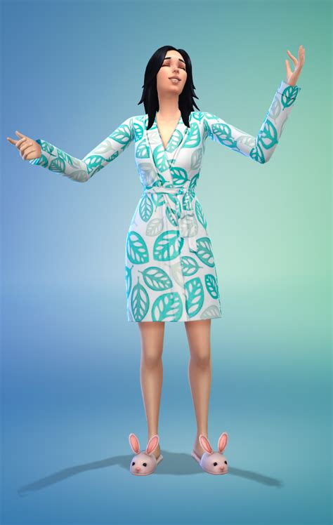My Sims 4 Blog Bathrobe Recolors By Peachandherpan